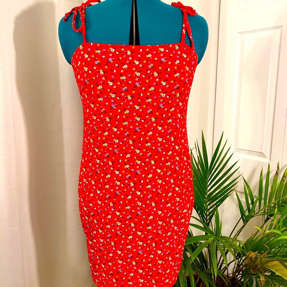 Nasty Gal Tie Strap Bodycon Mini Dress